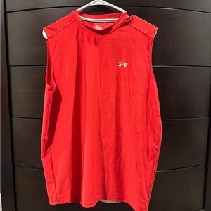 Under Armour Red Athletic Tank Top